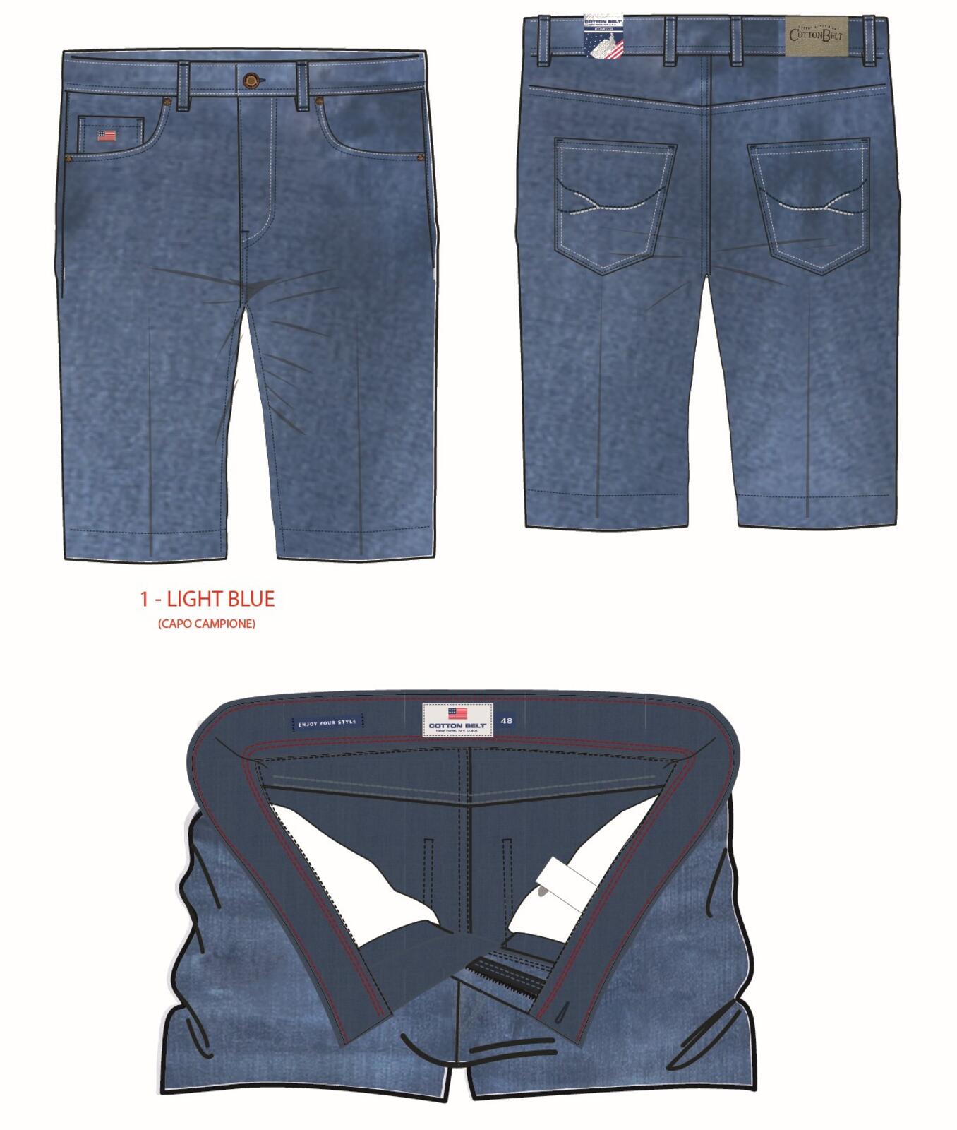 BERMUDA UOMO BECB42 Tellini S.r.l. Ingrosso Abbigliamento